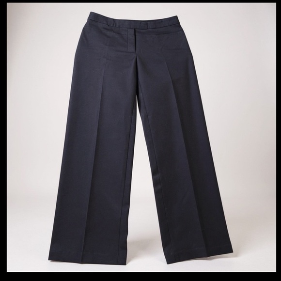 Olsen Pants - Olsen Europe Navy Dress Pants Women’s M/L Stretch Straight Leg